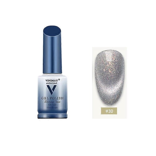 15ml Magnetic Gel Nail Polish Ice Spar Cat's Eye Nail UV Gel Holographics Laser 3D Magnetic