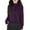 Dark Purple, variant on Ediodpoh Knitted Cardigan for Women Sweater Outerwear Casual Long Sleeve Open Front Coat Comfortable Soft Warm Thin Dark Purple