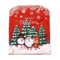 thumbnail image 1 of Injueey Funda navideña para silla de comedor a prueba de polvo, muebles de Papá Noel, decoración antimacassar, funda para fiesta, banquete, Kits de decoración para fiestas Tres muñecas, 1 of 6