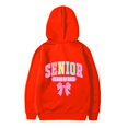 thumbnail image 4 of MEZZALL Chandail en Molleton Imprimé Coloré pour Enfants Senior 2025 Col Rond Manches Longues Chandail à Capuche Hauts Adorables pour Tout-Petits Usage Quotidien, Rouge, 5-6 Ans, 4 of 5