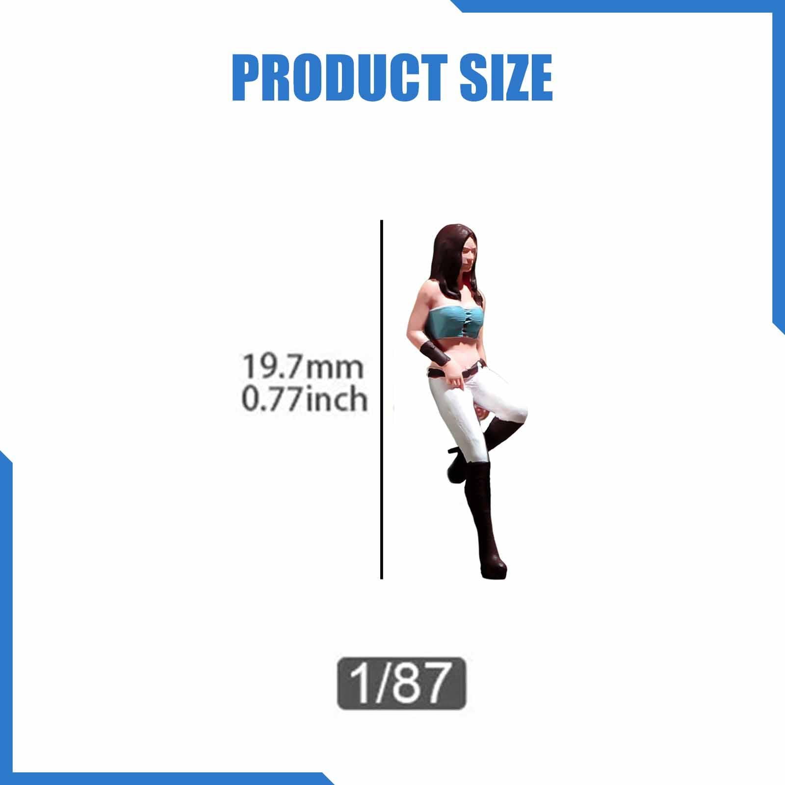 Miniature Figures Model Diecast Figure People Figures Model Resin Material for Architecture Model Micro Landscape