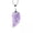 Amethyst, variant on Gemstone Angel Wing Pendant Chain Necklace Natural Chakra Healing Stone-Pink Rose Quartz