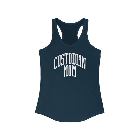 Custodian Mom Mother's Day Mama Tank Top Gifts Shirt Womens Sleeveless