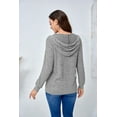 thumbnail image 5 of Oversized Hoodies for Women Fall Fashion Sweatshirts Pullover Womens Clothes with Pocket, 5 of 9