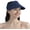 Navy, variant on SUN CUBE Women Sun Visor Hat, Straw Beach Hat Wide Brim Visor UV Protection, Foldable Packable Cap, Roll Up Ponytail Large Sunhat, Summer Travel Golf Visor Pool Garden Fishing, UPF 50+, Black