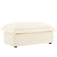 thumbnail image 5 of Corduroy Ottoman, Thick Cushions & Sturdy Wood Frame / Strong and Comfortable, 5 of 5