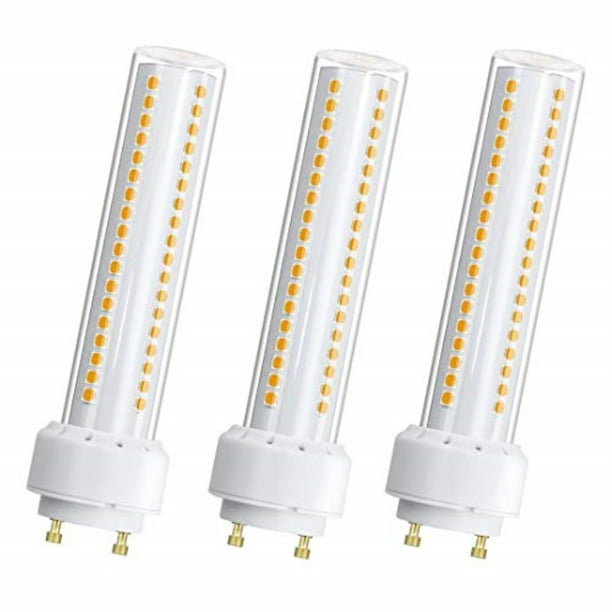 bonlux 3pack nondimmable gu24 2pin base led light bulb, 360 degree