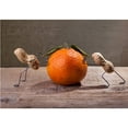 thumbnail image 2 of wall26 - Miniature with Peanut People Working Against Each Other, Failing to Move The Orange - Removable Wall Mural | Self-Adhesive Large Wallpaper - 100x144 inches, 2 of 6