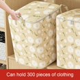 thumbnail image 2 of MesaSe [] Clothes Quilts Storage Bag  Wardrobe Sorting Storage Box  Portable Storage Bag Zipper Storage Bag  Double Zipper Closure and Reinforced Handle Light Blue 150L, 2 of 6