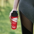 thumbnail image 6 of Balery Saying Ho Ho Ho Pattern 18oz Sports Insulated Kettle Stainless Steel Sports Insulated Kettle Leak-proof Water Bottle For Running Hiking Cycling Climbing Water Bottle, 6 of 7