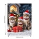 thumbnail image 5 of Manta navideña Manta navideña con gatos Manta navideña de invierno Manta suave para el ocio Manta cálida para la siesta Manta navideña con gorro de Papá Noel (150 x 100 cm), 5 of 6