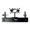 Style A, variant on Cowbell Holder Bracket Heavy Duty Metal for Bass Drum Percussion Assembly Parts for Live Shows