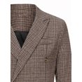 thumbnail image 2 of SANOPY Mens Casual Blazer Mens Slim Fit Lapel Long Sleeve Button Suit Jackets Solid Thin Business Work Coats, 2 of 6