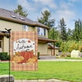 thumbnail image 2 of Fall Pumpkin Welcome Fall Garden Flag for Outside 12x18 Inch Double Sided Buffalo Plaid Autumn Garden Flags - Thanksgiving Harvest Decoration Burlap Yard Flag for Outdoor Holiday Festivities, 2 of 5