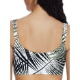 thumbnail image 2 of Coco Reef Womens Endless Summer Palm Elevate Shirred Underwire Bikini Top Style-U84461 Swimsuit, 2 of 2