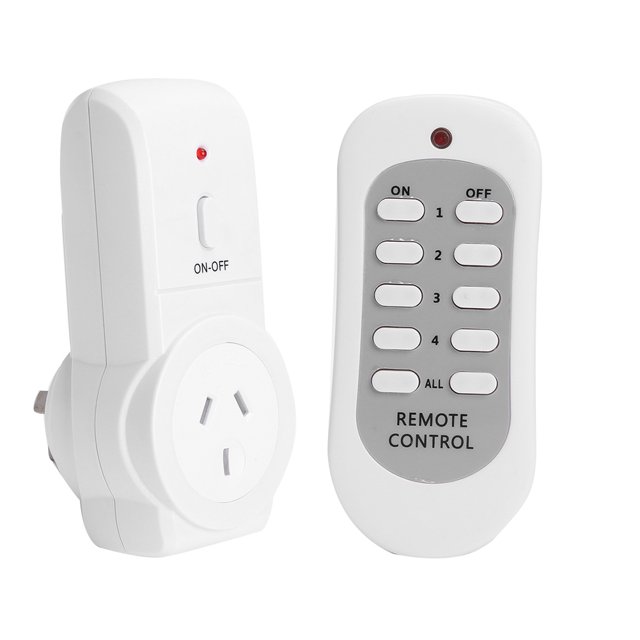 Control Remoto 1 enchufe AU, toma de corriente, interruptor de luz + 1 mando a distancia inalámbrico Ndcxsfigh Nuevos Originales