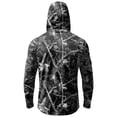 thumbnail image 4 of Sun Protection Shirts for Men Performance Fishing Hoodie Shirt with Thumbholes - UPF 50 Sun Protection Camo Long Sleeve Shirts Quick-Dry, 4 of 6