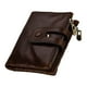 thumbnail image 3 of Cartera con bloqueo RFID, tarjetero plegable con ventanas de identificación, s para hombre, tarjetero RFID con cremallera a presión portátil café Yinane Cartera con bloqueo RFID, 3 of 8