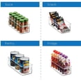 thumbnail image 3 of Caja Organizadora Para Nevera, Bandeja De Almacenamiento, Contenedor Apilable De Plástico Transparente, Ahorrador De Espacio Para Nevera, Armario De Cocina Y Encimera Inevent HA035356-00, 3 of 6