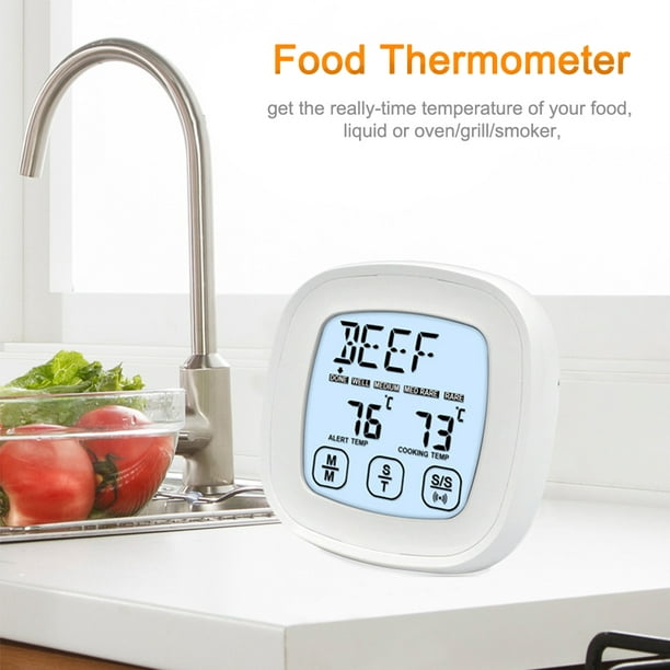 Digital Meat Thermometer Food Thermometer for Meat Fish Timer