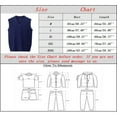 thumbnail image 3 of Mens Fashion Casual Jacquard V Neck Bottomed Shirt Sleeveless Sweater Vest Mens Designer Clothes, 3 of 4