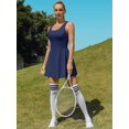 thumbnail image 4 of Charmo Womens Scallped Trim Tennise Dress Workout Athletic Golf Dresses with Shorts and Pockets, 4 of 5
