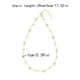 thumbnail image 3 of Fiudx Collar de Perlas, Elegante Diseño Floral, Pulsera de Perlas y Elástica Ajustable, Collar de Perlas Redondas de Imitación de Oro, Regal de Aniversarios de Cumpleaños, Accesorio de Moda para Muje, 3 of 6