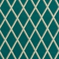 thumbnail image 3 of Mainstays Diamond Geometric High Low Pile Teal Indoor Area Rug, 7' x 10', 3 of 7