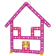 Meccano Erector 100 Piece Pink and Purple Building Set Box