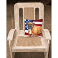 thumbnail image 2 of Carolines Treasures BB9640PW1818 German Boxer Patriotic Fabric Decorative Pillow  18H x18W multicolor, 2 of 2