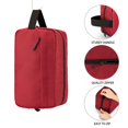 thumbnail image 3 of Neceser Vorspack para colgar, kit Dopp, resistente al agua, color granate, 3 of 7