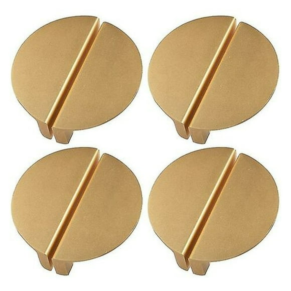 Champagne Gold Drawer Pulls, 2.5" Half Moon Drawer Pulls