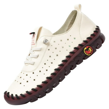 

Women‘s Hollow Out Flat Low Top Sneakers Non Slip Breathable Lace Up Shoes Women‘s Footwear