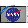 thumbnail image 3 of NASA - Logo Wall Poster, 22.375" x 34", Framed, 3 of 3