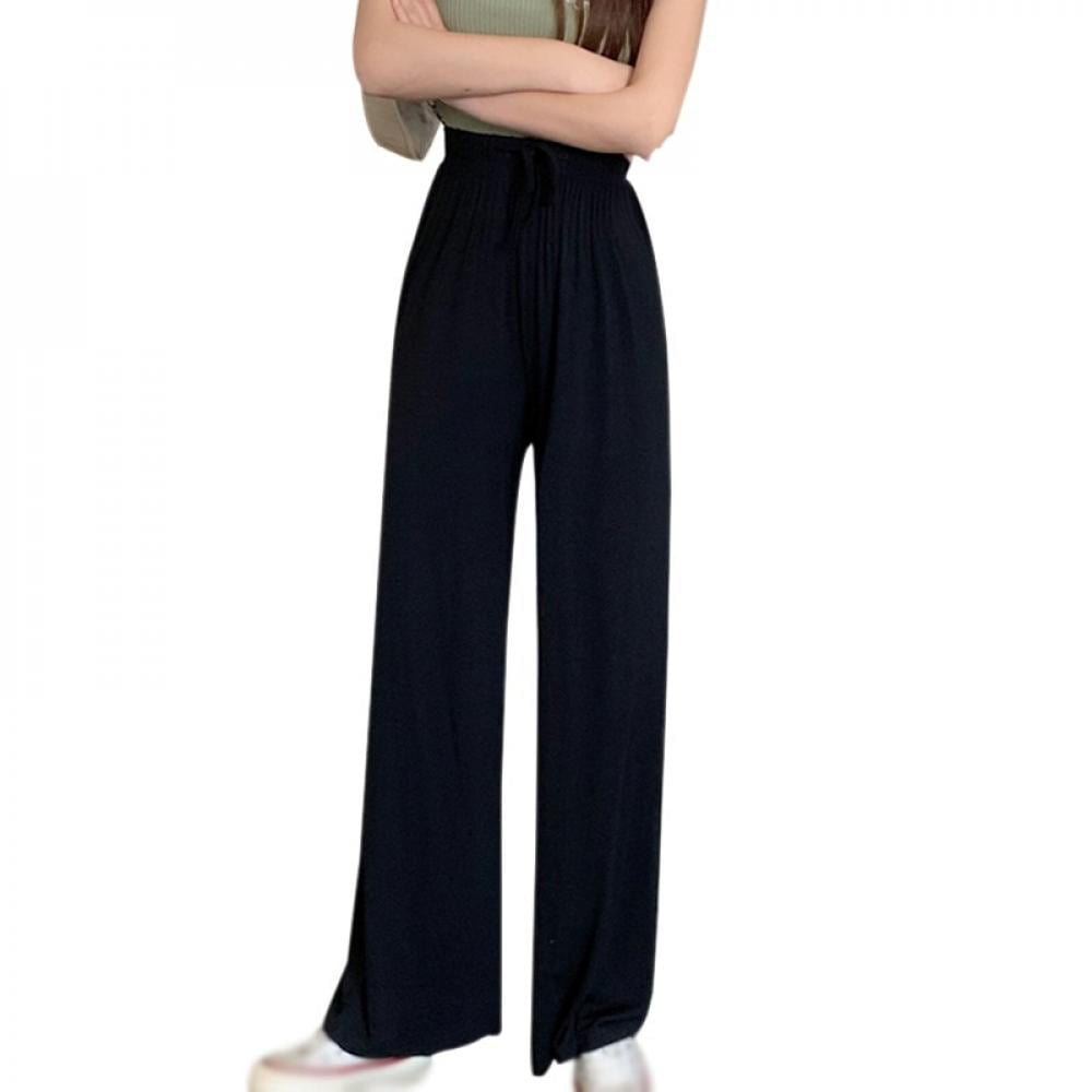 Straight leg elasticated trousers Clearance
