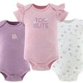 thumbnail image 5 of The Peanutshell Cherry Blossom Baby Set Baby Bodysuit for Newborns, 4-Pack, 5 of 7