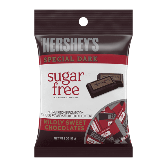 Hershey's, Sugar Free Special Dark Chocolate Candy, 3 Oz, 4 Pack