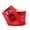 Red, variant on LaRibbons 1 1/2" Wired Ribbon | "Striped" Red/White | 10 Yard Roll