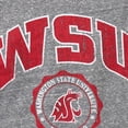 thumbnail image 4 of Women's Pressbox Heathered Gray Washington State Cougars Edith Vintage Knobi Pullover Sweatshirt, 4 of 4