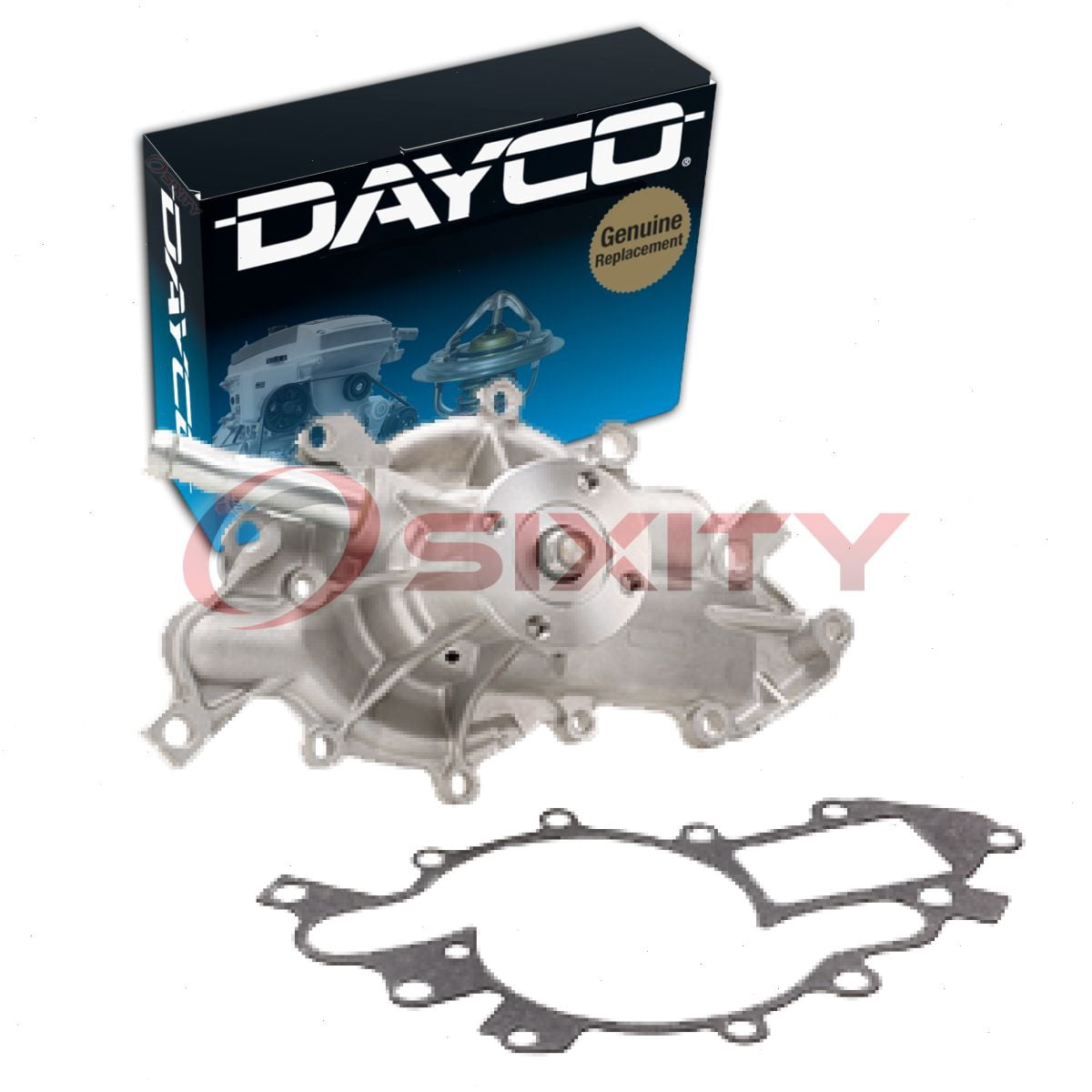 Dayco Engine Water Pump P/N:Dp837 Fits select: 1982-1986 CHEVROLET S TRUCK, 1983-1986 CHEVROLET BLAZER