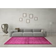 thumbnail image 3 of Ahgly Company Indoor Rectangle Oriental Pink Industrial Area Rugs, 8' x 12', 3 of 4