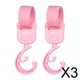 thumbnail image 1 of 6x2 uds ganchos cochecitos Clips ganchos multiusos cochecitos ajustables organizador ganchos cochecito gancho Clip para carrito bolso 3 piezas, 1 of 8