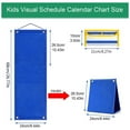 thumbnail image 4 of Visual Schedule Chart Double Side Weekly Planner Chore Chart Kid Learning Materials Routine Chart for Toddler, 4 of 6