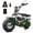 Green, variant on 99CC 4-Stroke Gas Mini Dirt Bike for 13+, 28MPH Off-Road Mini Bike w/ Hydraulic Brakes, Front Suspension Fork, SUNF All-Terrain Tires, Headlight, Neck Gaiter & Tool Kit, 220LB Capacity - Black
