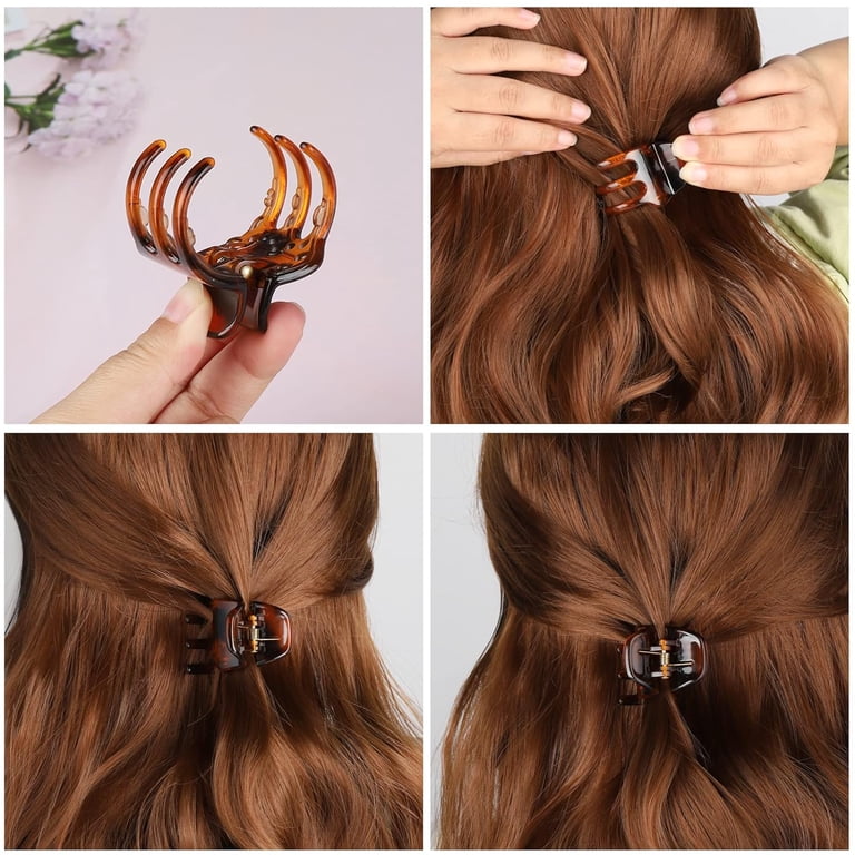 8 count Hair clips Goody Girls Daisy Charmed Contour Hair Clips, 8 Count (Pack  main image 2