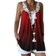 thumbnail image 4 of Blusa sin mangas con estampado de tinte anudado y tirantes informales a la moda de encaje para mujer Pompotops  qyievc2221, 4 of 7