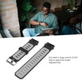 thumbnail image 3 of Bracelet de Montre en Silicone, Remplacement de Bracelet de Montre en Silicone Double Couleur avec Taille Réglable, Confortable à Porter, Installation Facile, 3 of 8