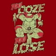 thumbnail image 2 of Men's Teenage Mutant Ninja Turtles Distressed Raphael You Ooze You Lose  Graphic Tee Cardinal Medium, 2 of 5