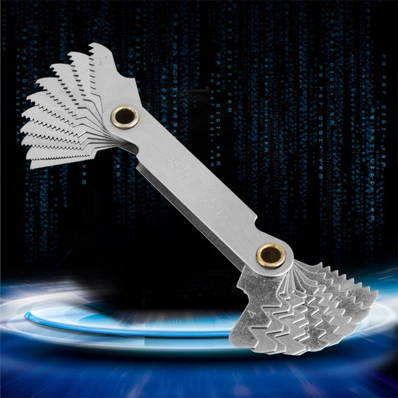 Imperial Stainless Steel Screw Thread Pitch Gauge for Convenient Measurement
