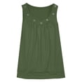 thumbnail image 3 of Shirts for Women Classic Solid Color Casual Crew Neck T Shirt Soft Everyday Basic Tee Relaxed Top, 3 of 5